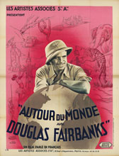 Affiche Autour du monde avec Douglas Fairbanks